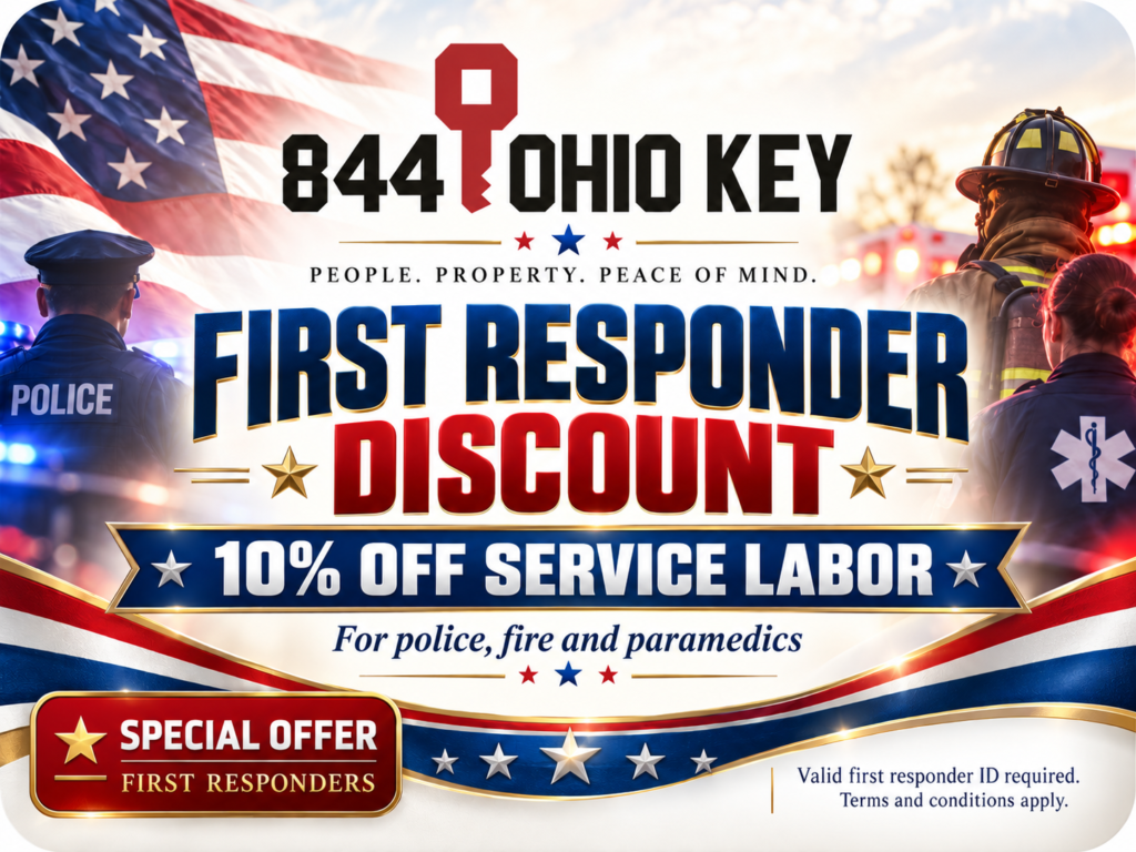 10% off labor for police, fire and paramedics, code FIRST10, valid ID required